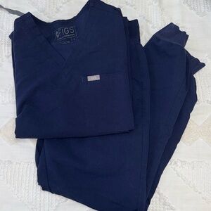 WEAR FIGS NAVY SCRUB SET SIZE SMALL